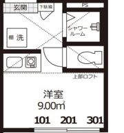 スマイエ北新宿の間取り画像