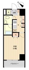 ラクラス月島の間取り画像