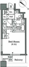 ホライズンプレイス赤坂の間取り画像