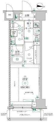 レアライズ清澄白河の間取り画像