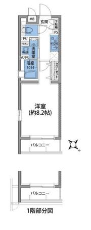 ルネサンスコート三軒茶屋の間取り画像