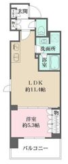 プライムアーバン菊川の間取り画像