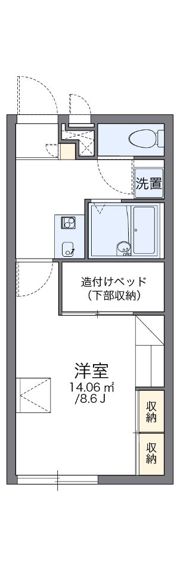 レオパレスcuracionの間取り画像