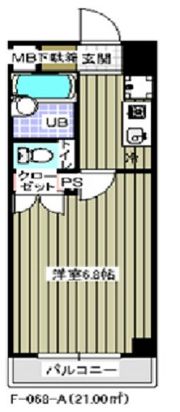 レジディア木場の間取り画像