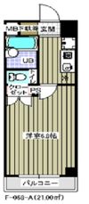 レジディア木場の間取り画像
