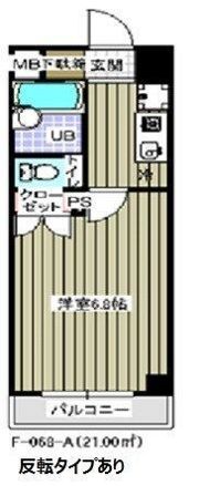 レジディア木場の間取り画像