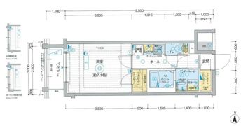 エステムプラザTOKYO RISEの間取り画像