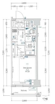 XEBEC千鳥町の間取り画像