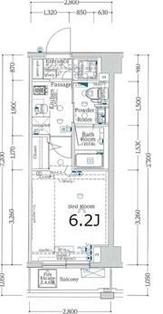 XEBEC千鳥町の間取り画像