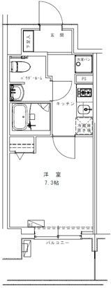 ジェノヴィア浅草Ⅶの間取り画像