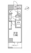 レジディア新御徒町Ⅱの間取り画像