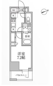 レジディア新御徒町Ⅱの間取り画像