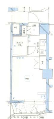 ダイホープラザ高田馬場の間取り画像