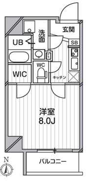 レピュア錦糸町の間取り画像