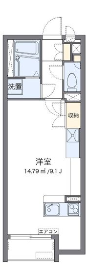 ミランダパレスアニマル21Sの間取り画像
