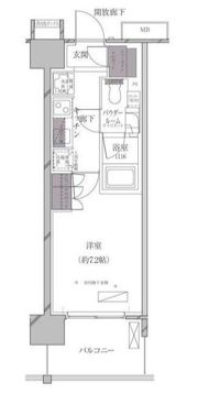 A－standard芝浦の間取り画像
