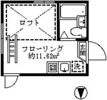 ライフピア哲学堂Aの間取り画像