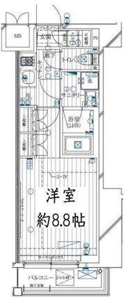レガリス用賀の間取り画像