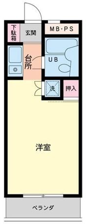 サンライフ池田の間取り画像