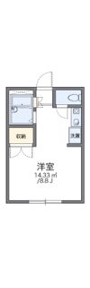 レオパレスSHIZUKAの間取り画像