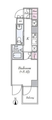 クレイシア西蒲田の間取り画像