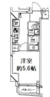 クレイシア西蒲田の間取り画像