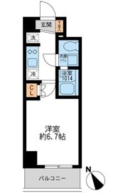 アーデン門前仲町の間取り画像