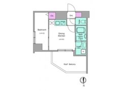 ドゥーエ蒲田南の間取り画像