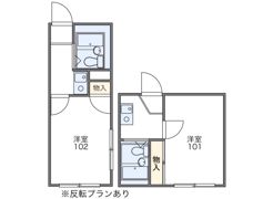 レオパレスハーモニーハイツ荻窪の間取り画像