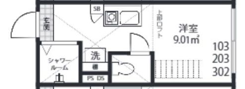 QUQURI Meguroの間取り画像