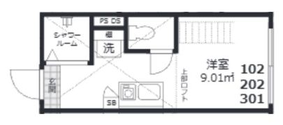 QUQURI Meguroの間取り画像