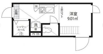 QUQURI Meguroの間取り画像
