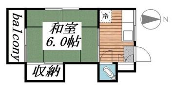 すみだ荘の間取り画像