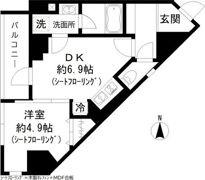 GRAND三軒茶屋WESTの間取り画像
