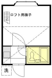 アミューズ大和の間取り画像