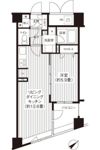 コスモリード新宿余丁町の間取り画像