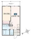 MELDIA花崎の間取り画像