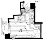 メインステージ日本橋箱崎Ⅱの間取り画像