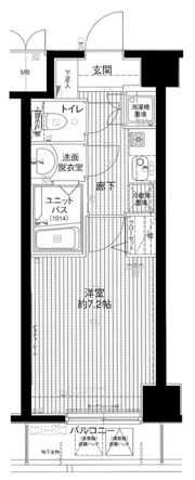 メインステージ赤坂の間取り画像