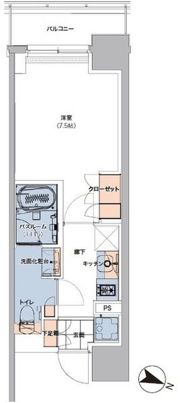 ボヌールステージ笹塚の間取り画像