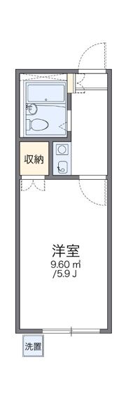 レオパレスエクセル領家の間取り画像