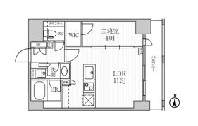 シーズンフラッツ菊川の間取り画像