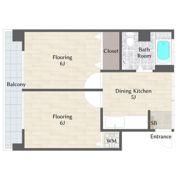 御園マンションの間取り画像