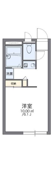 レオパレスしょうぶの間取り画像