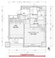 ドゥーエ銀座イーストⅡの間取り画像