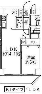 ボヌール和泉の間取り画像