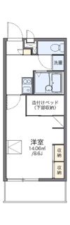 レオパレスボヌールの間取り画像