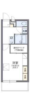 レオパレスセカンドの間取り画像