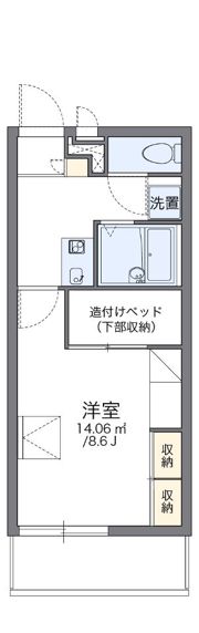 レオパレスセカンドの間取り画像