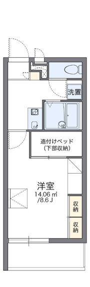 レオパレスセカンドの間取り画像